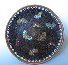 Japanese Cloisonne Plate Honda School