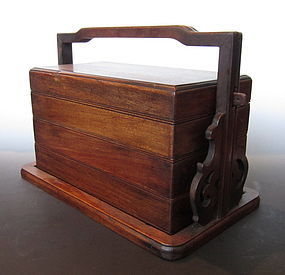 Chinese Stacked Hardwood Box