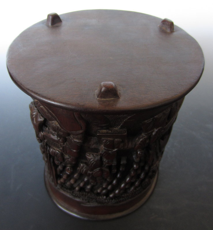 Chinese Carved Bamboo Brush Pot