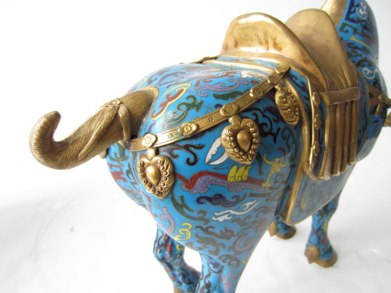 Pair of Chinese Cloisonne Horses (item #1174349)
