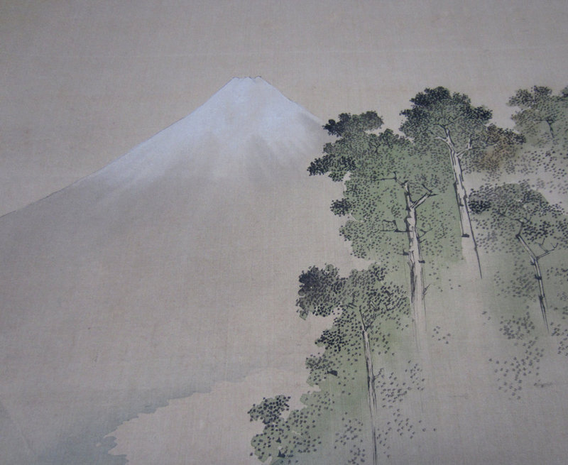 Japanese Scroll Painting After Hokusai