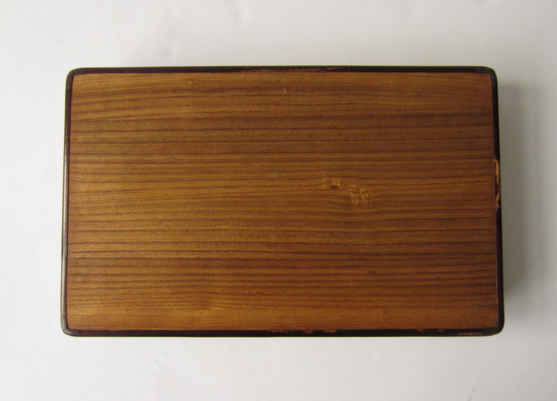 Meiji Period Cherry Bark Pair of Hirobuta Trays