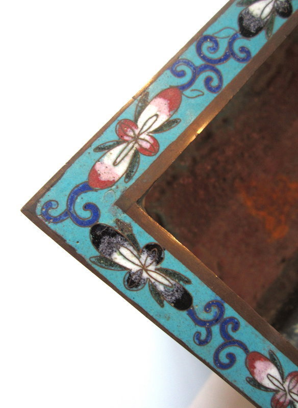 Chinese Bronze Cloisonne Flower Container