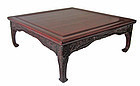 Antique Japanese Red Lacquer Table