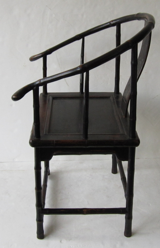 Antique Chinese Bamboo Style Chair