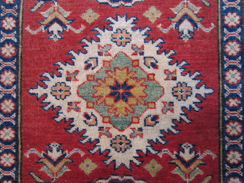 Kazak Hand Knotted Small Rug