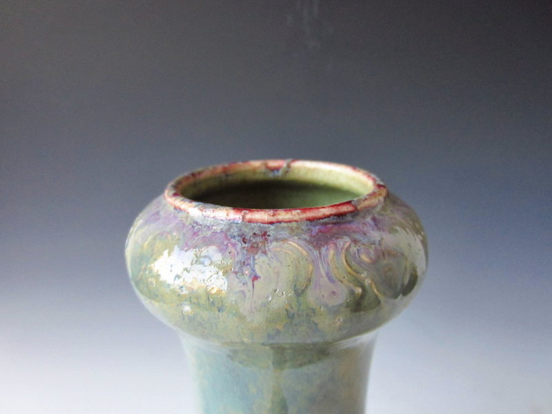 Antique Japanese Vase Emulating Song Glaze