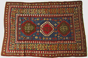 Antique Kazak Hand Knotted Rug