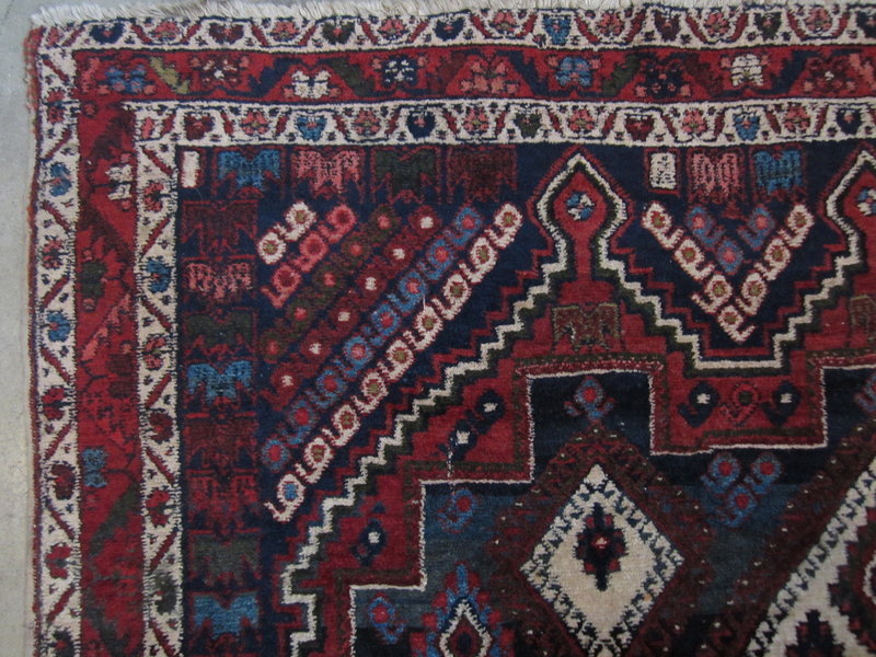 Antique Persian Afshar Hand Knotted Rug