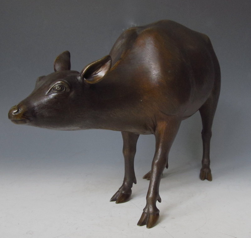 Antique Japanese Bronze Deer