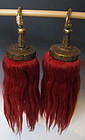 Antique Chinese Pair of Tassels