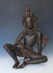 Antique Tibetan Bronze Prajnaparamita