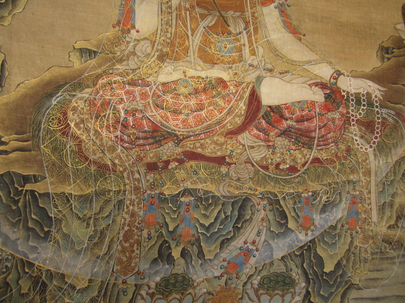 Korean Scroll Painting of Quanyin