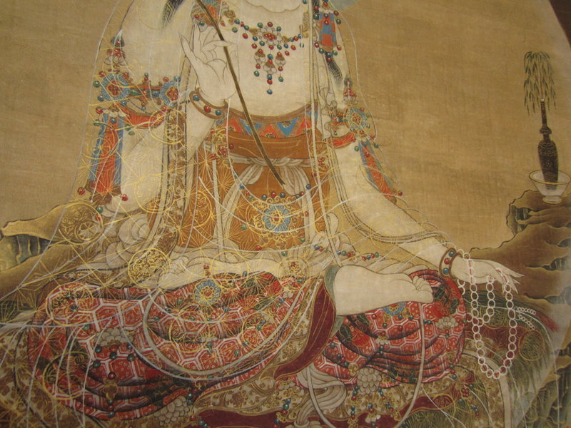 Korean Scroll Painting of Quanyin