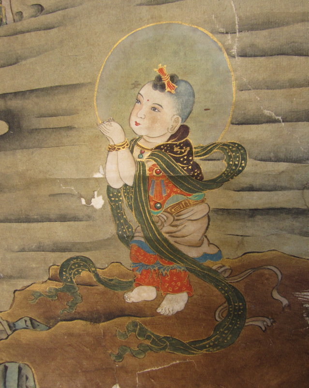 Korean Scroll Painting of Quanyin