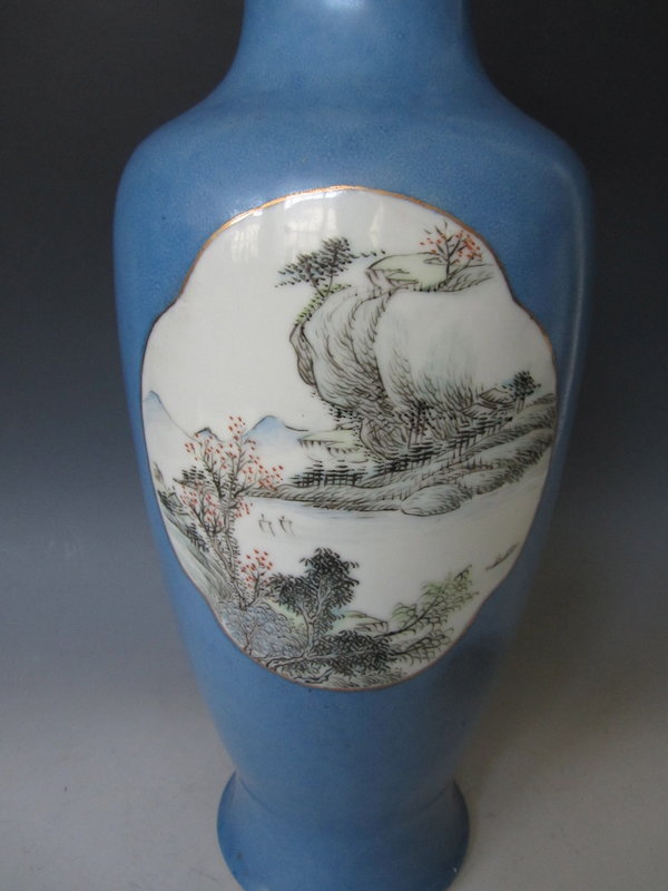 Chinese Fencai Vase