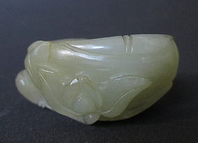 Antique Chinese Jade Water Coup