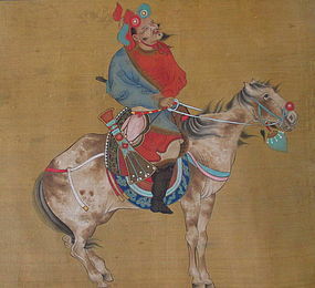 Chinese Hand scroll of Hunting Scene Jin Tingbiao