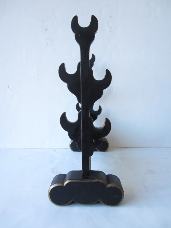 Antique Japanese Sword Stand with Dragon Makie