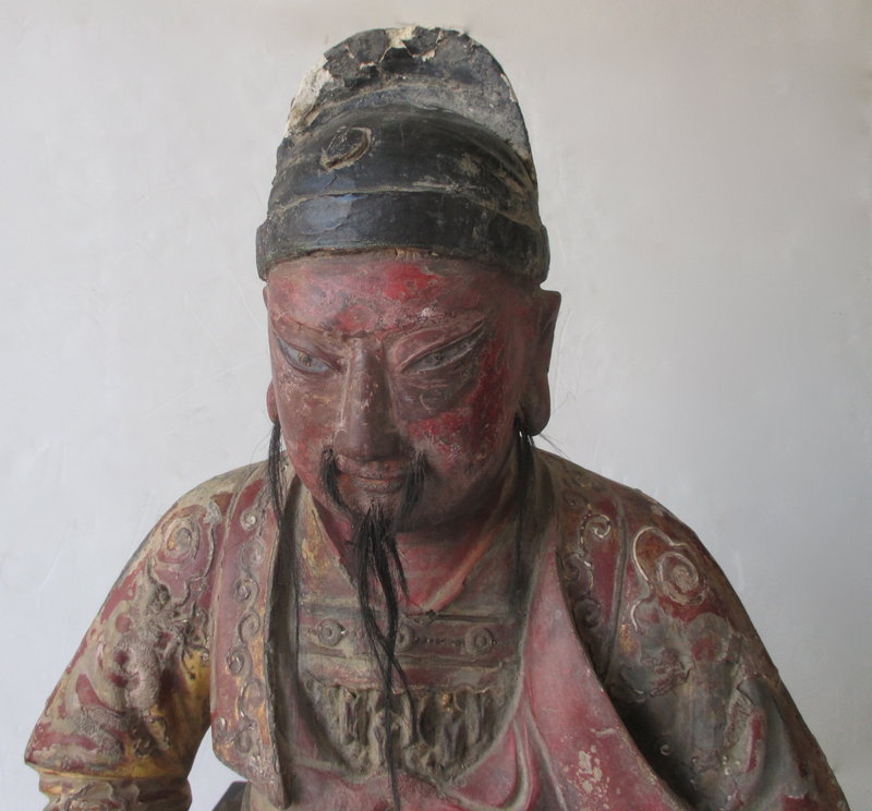 Chinese Ming Dynasty Wooden Figure