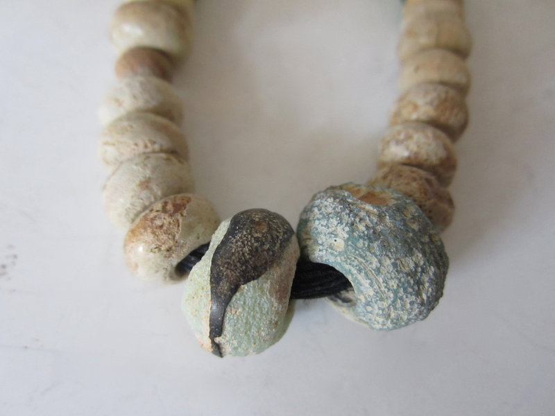 Chinese String of Rare Han Dynasty Glass Beads