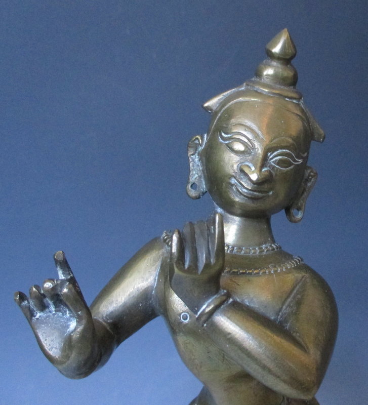 Antique Bronze Krishna