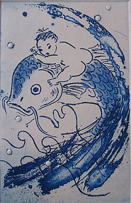 Water Baby Print by Mayumi Oda