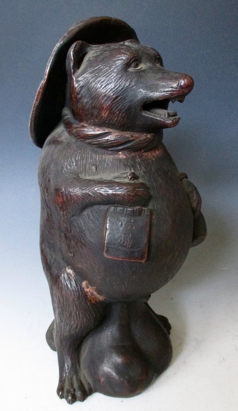 Japanese Antique Bizen Ware Tanuki