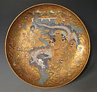 Japanese Antique Satsuma Bowl with Dragon