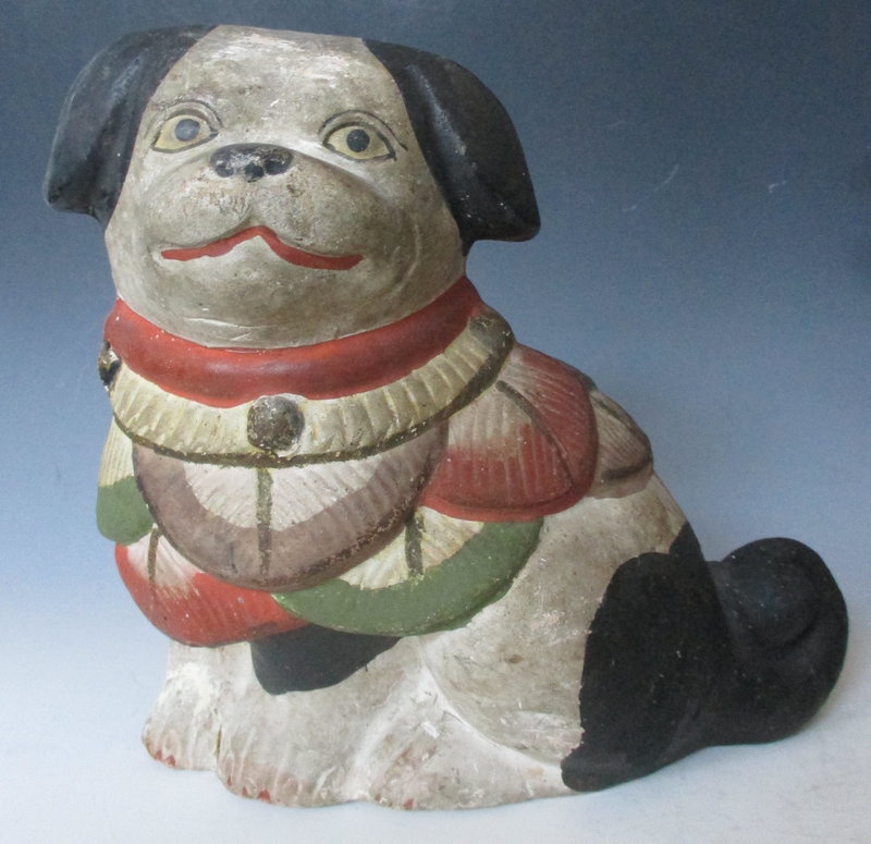 Antique Japanese Dog Fushimi Doll