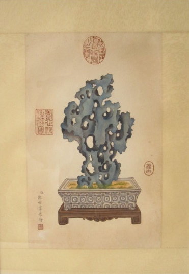 Chinese Painting of Taihu Scholar Rock