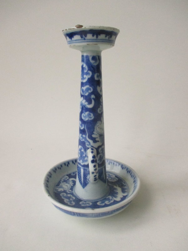 Antique Chinese Porcelain Candle Holder