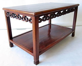 Chinese hardwood Low Coffee Table