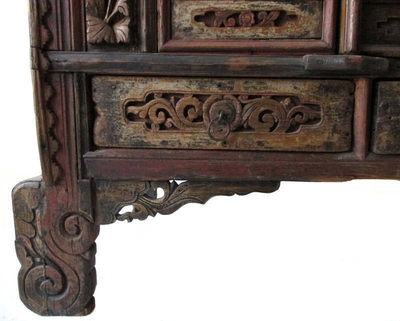 Antique Chinese Temple Cabinet