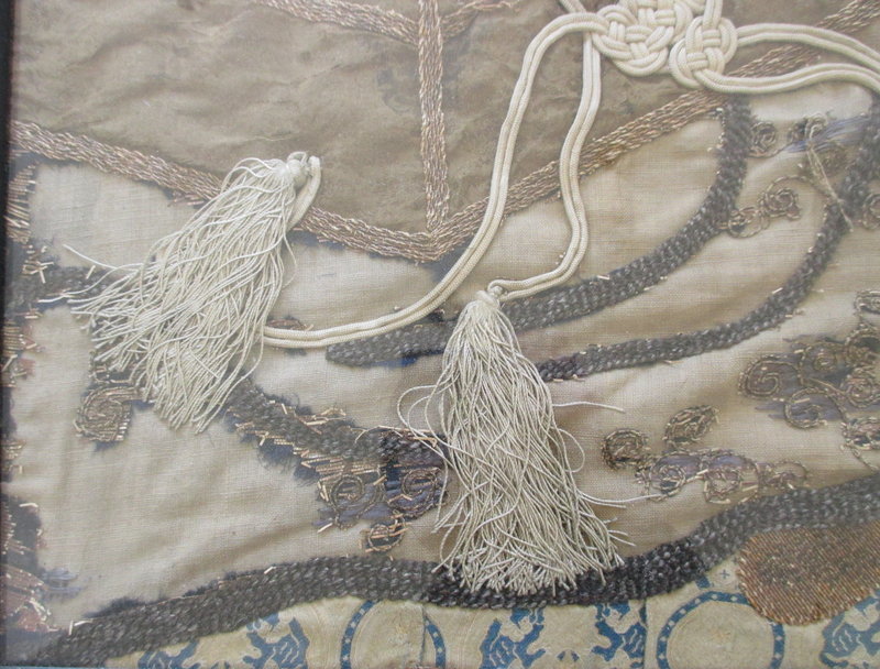 Japanese Woven Textile Of Ebisu and Daikoku