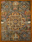 Tibetan Antique Mandala Thangka Painting