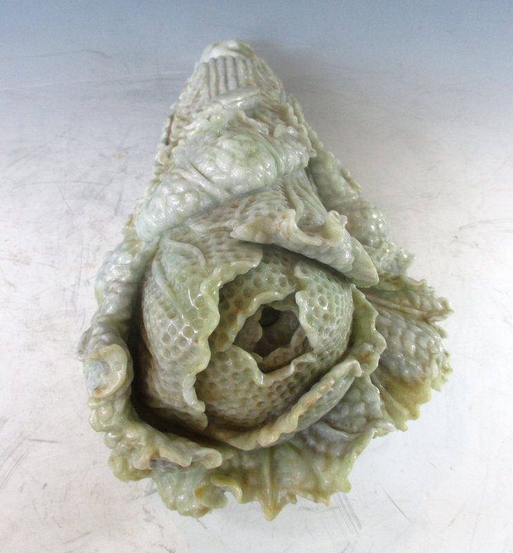 Chinese Jade Carved Cabbage