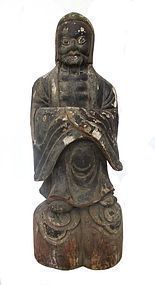 Chinese Ming Religious Wooden Carving