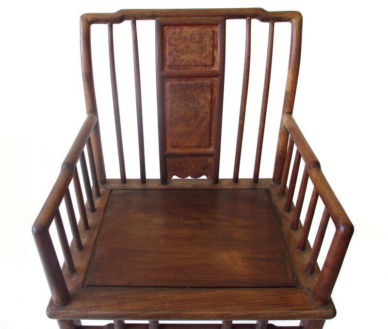 Chinese Pair of Hardwood Chairs