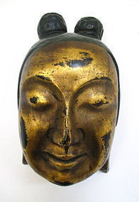 Japanese Plaster Decorative Boddhisattva Mask