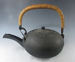 Japanese Antique Iron Choshi (Sake Ewer)