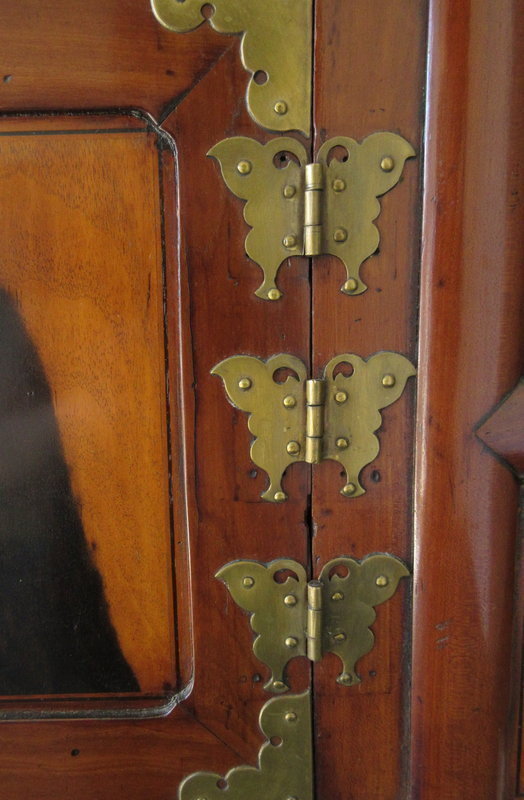 Korean Stacked Kitchen Chest with Butterflies and Bats