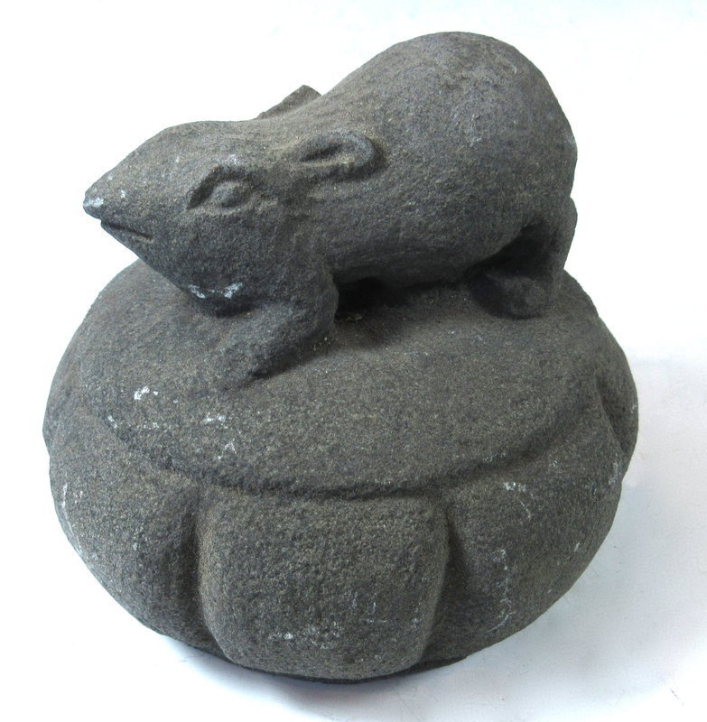 Chinese Antique Granite Weight in the form of a Mouse
