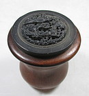 Chinese Antique Cricket Cage with Yixing Lid