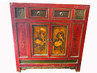 Sino Tibetan Laqcuered Cabinet