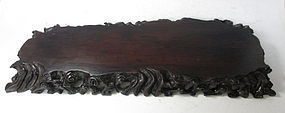 Chinese Hardwood Carved Stand