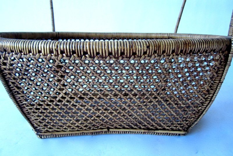 Antique Thai Woven Basket