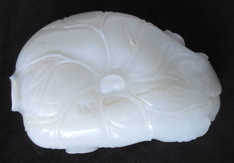 Chinese White Jade Reticulated Carving
