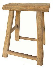 Antique Chinese Wood Stool