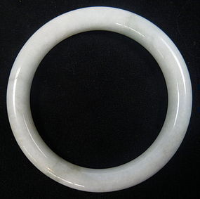 Antique Chinese White Jade Bangle